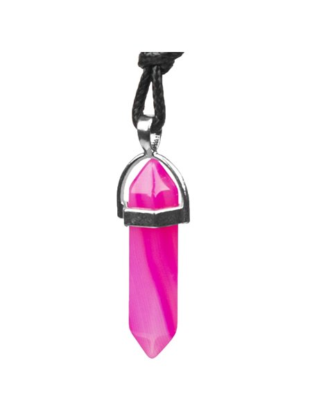 Colar De Pedra Agata Rosa Nomad