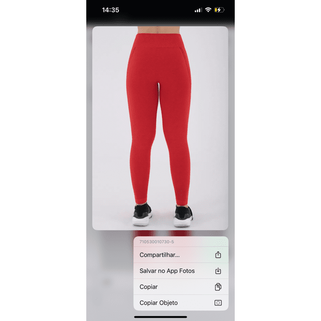 Calça Legging Lupo Leg Max Feminina Vermelho - Compre Agora