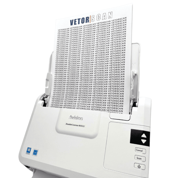 Scanner Avision AV332U para Escritórios e PMEs | VetorScan