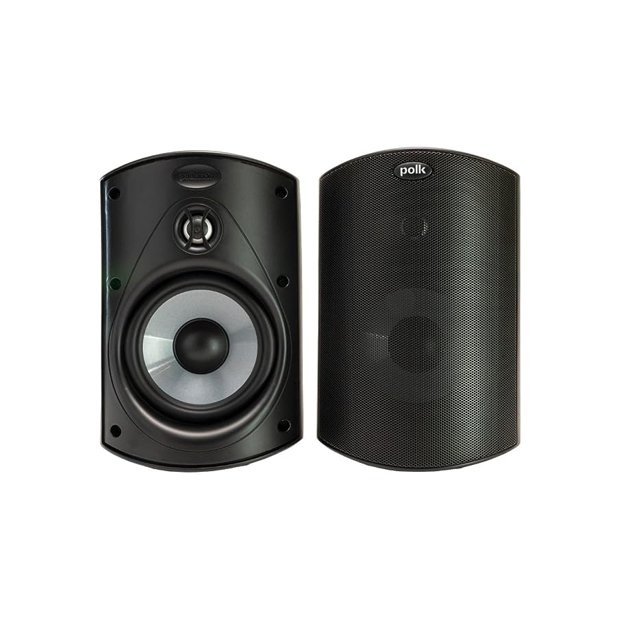 Par de Caixas Acústicas Outdoor POLK Audio Atrium 6 - Preto | AudioTAG