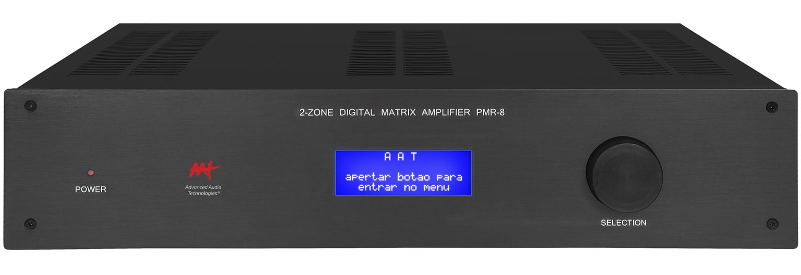 Amplificador de Áudio Multiroom (Multizonas) de 2 zonas AAT PMR-8