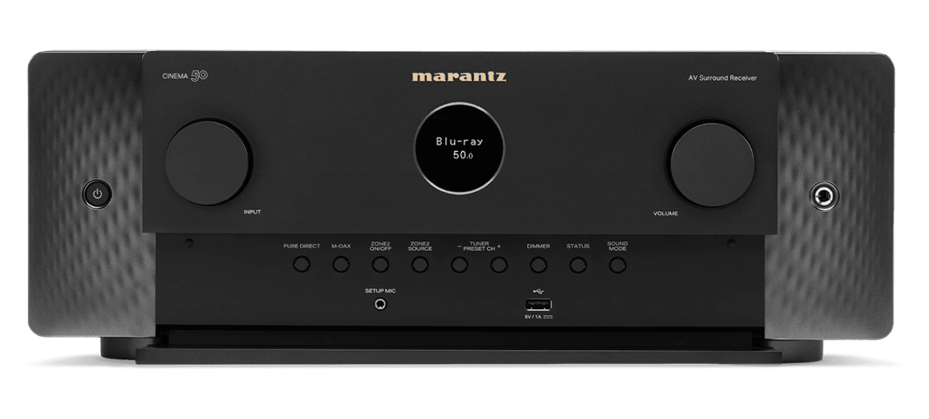 Receiver A/V Marantz Cinema 50 - 9.4 - 9x 110W - 8K UHD - Dolby