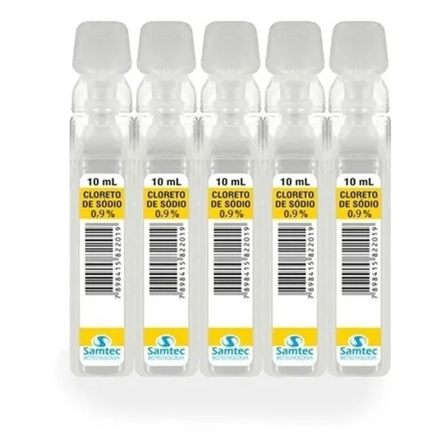 Flaconete de Soro Fisiológico 0,9% Cloreto de Sódio 10 ml | Soromed ...