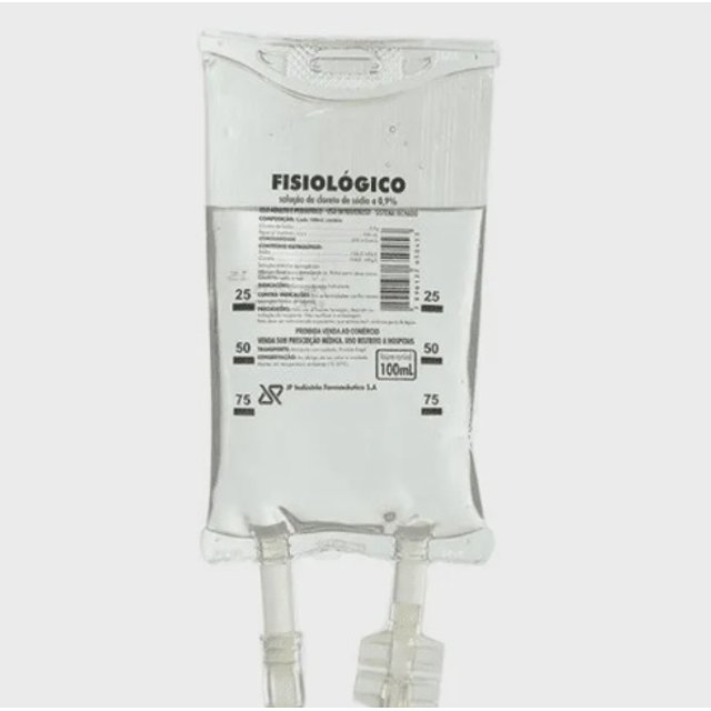 Soro Fisiológico 0,9% Bolsa 1 Litro kit 10 unidades | Soromed Hospitalar