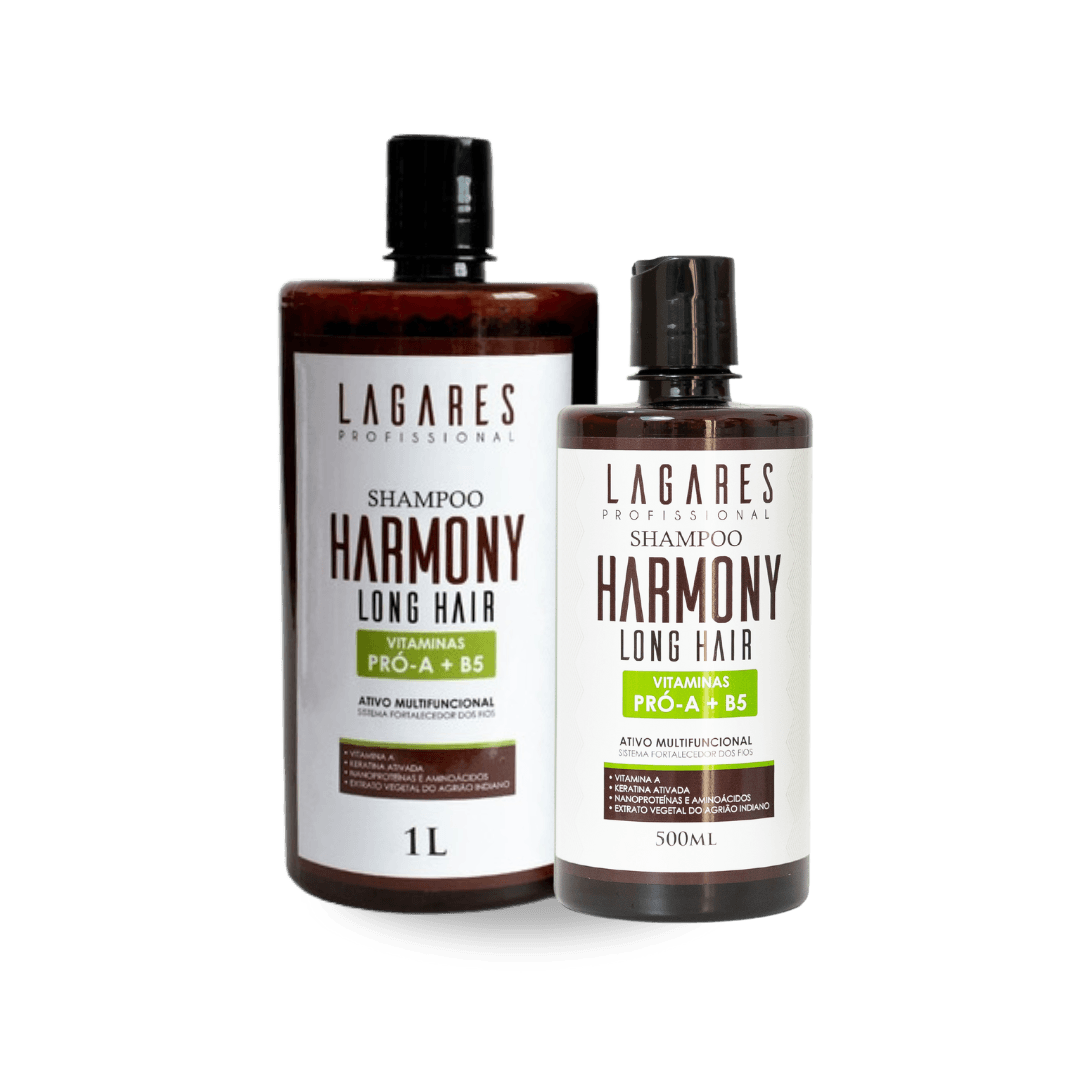 Kit Harmony Long Hair Completo 500ML | Serafina Cosméticos