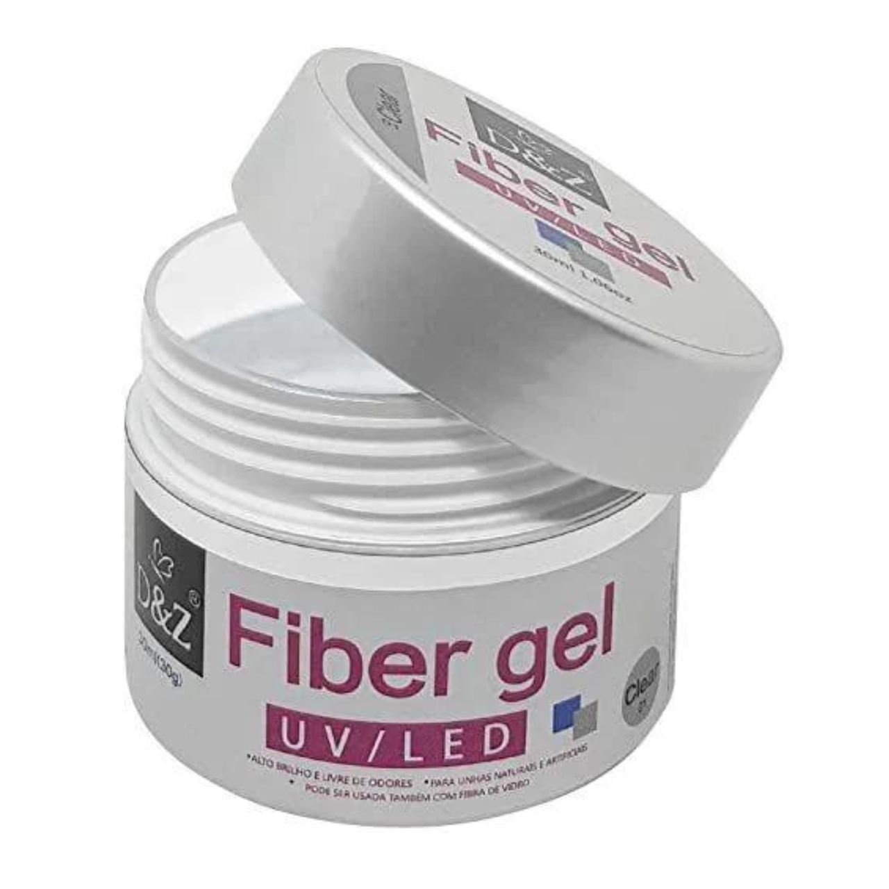 GEL FIBER D&Z UV/LED 18ML COR:CLEAR | NAILS CLUB