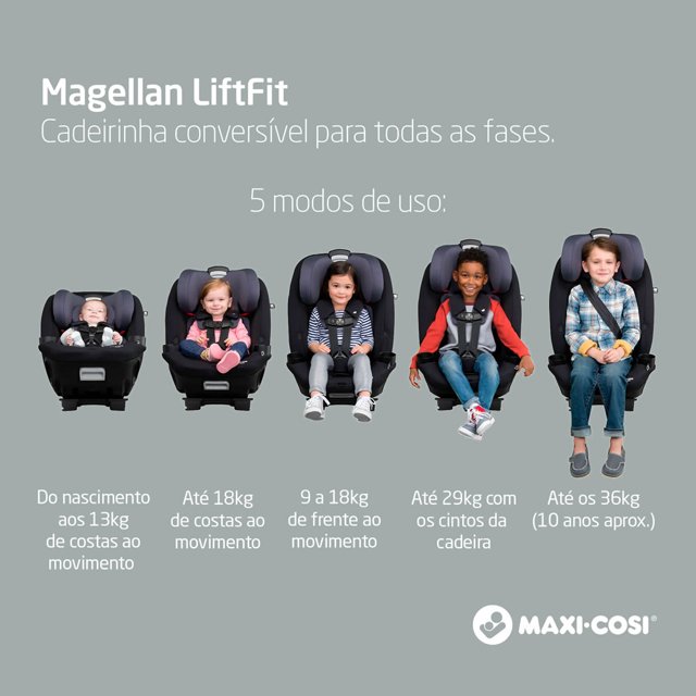 Cadeira para carro Magellan cor black Maxi Cosi