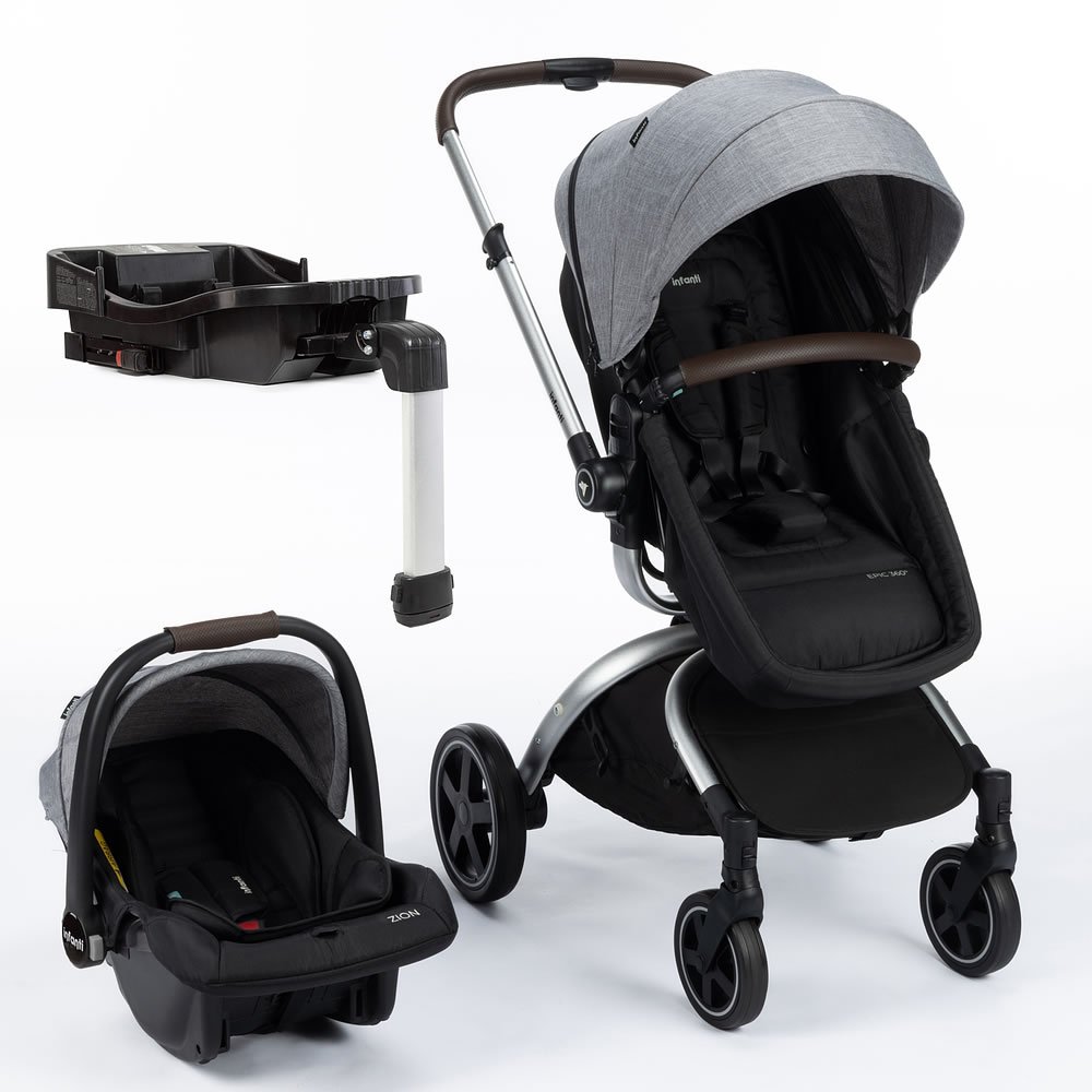 Carrinho de Bebe Infanti Bebê Conforto Epic 360 Névoa Isofix Cinza Carrinho de Bebe Infanti Bebê Conforto Epic 360 Névoa Isofix Cinza