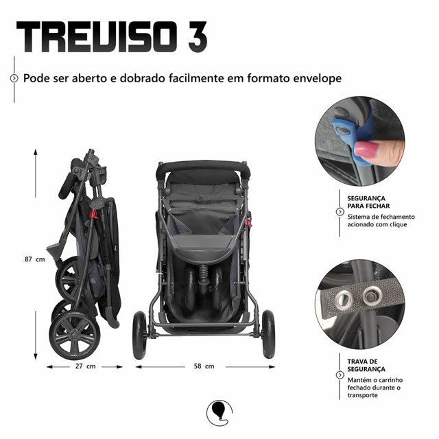 ABC DESIGN Luz para carro de bebé black 