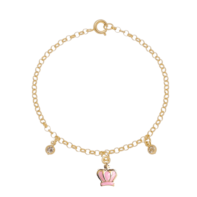 Pulseira Infantil Coroa de Princesa 5366