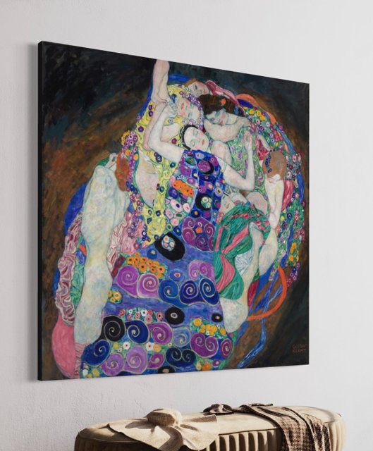 Quadro Decorativo - A Virgem Arte Famosa de Gustav Klimt