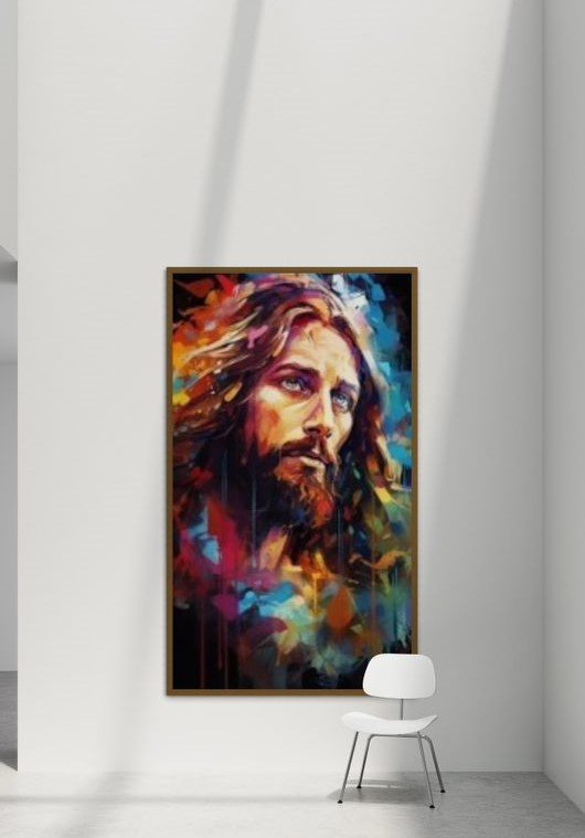 Quadro Decorativo - Jesus Christ | Van Gogh Quadros