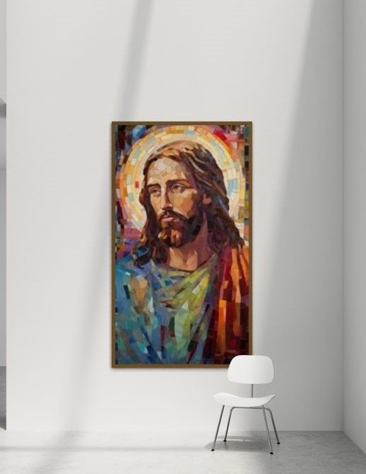 Quadro Decorativo - Jesus | Van Gogh Quadros