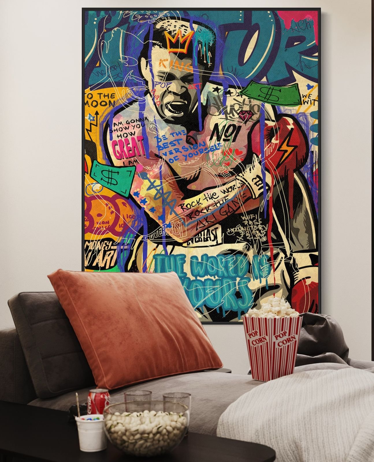 Quadro Decorativo - Ali Graffiti | Van Gogh Quadros
