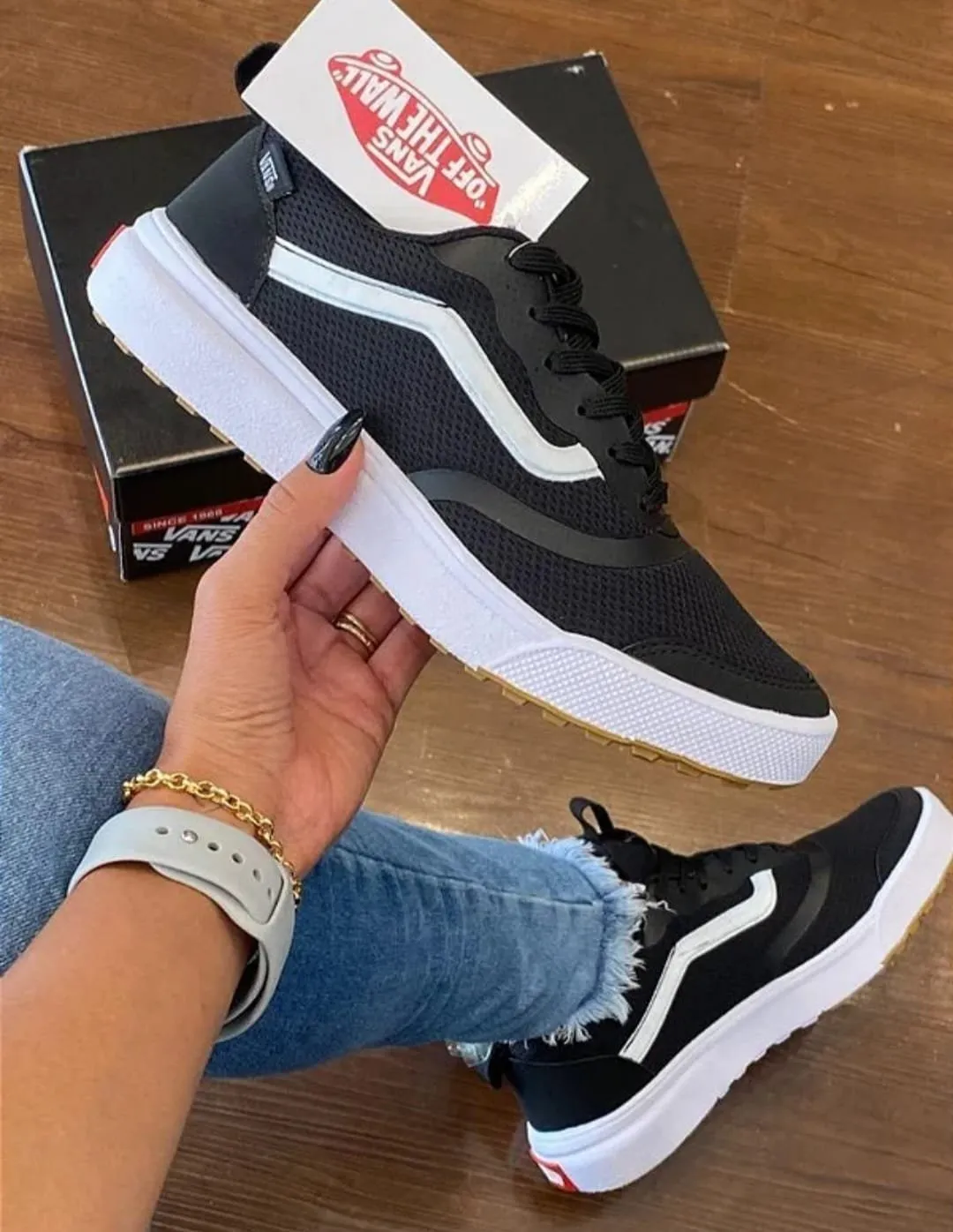 Tênis Vans Ultrarange Rapidweld Preto Leite e Mel Calçados