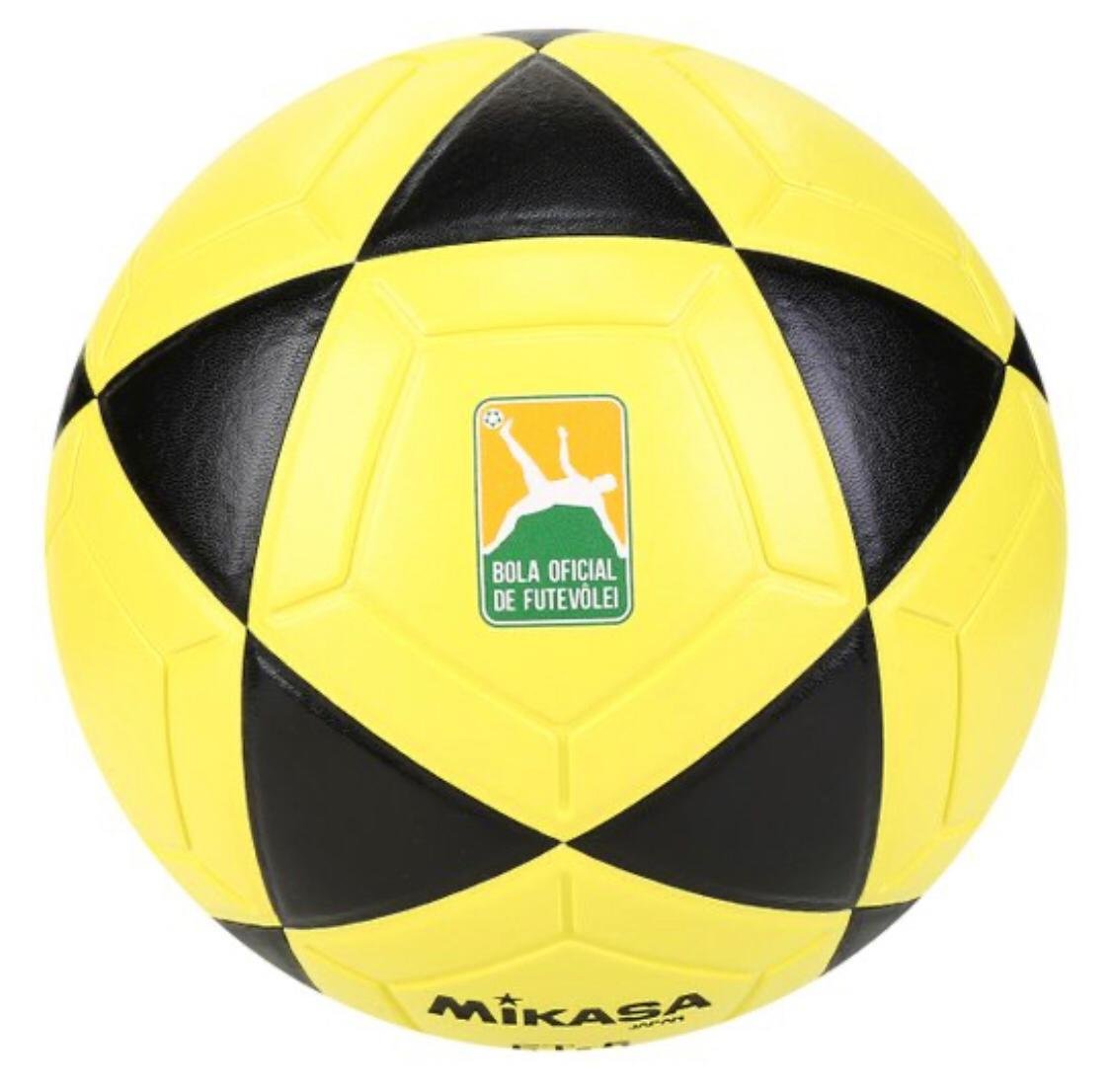 Bola de Futevôlei Mikasa FT-5 Amarela com Vermelho - HUPI