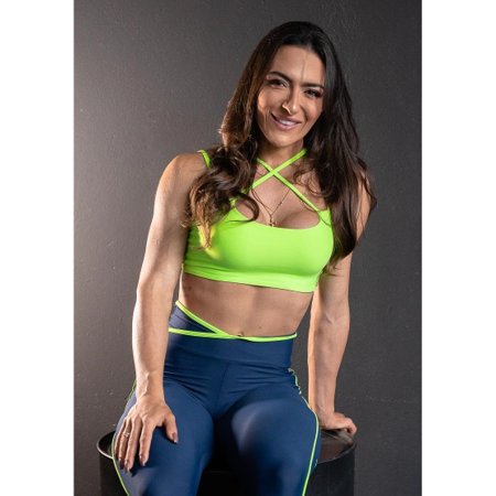 Top fitness Mariana Verde Limão neon