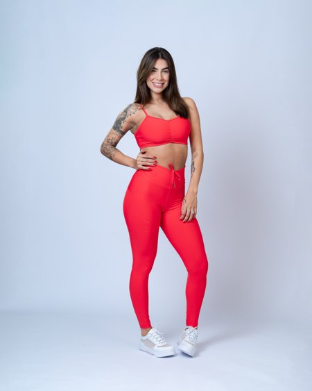 Calça Legging Fitness Red Slim