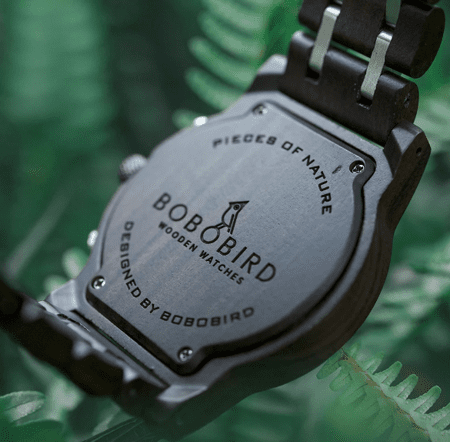 Relógio de Madeira Murici - Bobo Bird