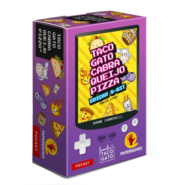 Taco Gato Cabra Queijo Pizza: 8-bit linha pocket papergames