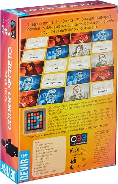 Código Secreto Jogo de Cartas Devir