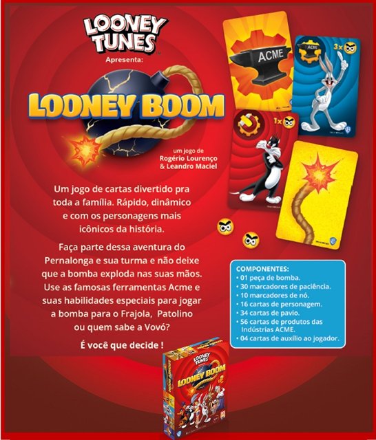Jogo Tabuleiro - Looney Tunes