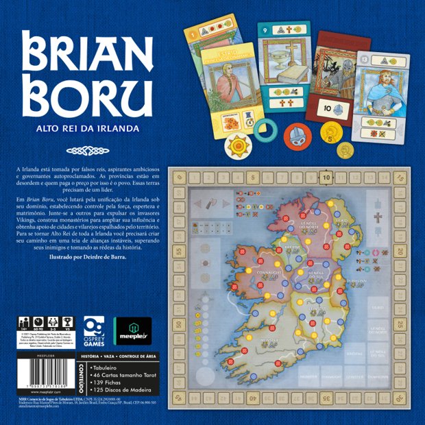 Brian Boru Alto Rei da Irlanda - Jogo De Tabuleiro Meeple Br