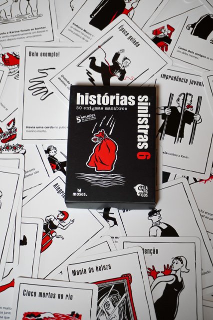 Jogo de Cartas Histórias Sinistras 6 (Black Stories 6) - Galápagos Jogos -  Loja Terra do Nunca