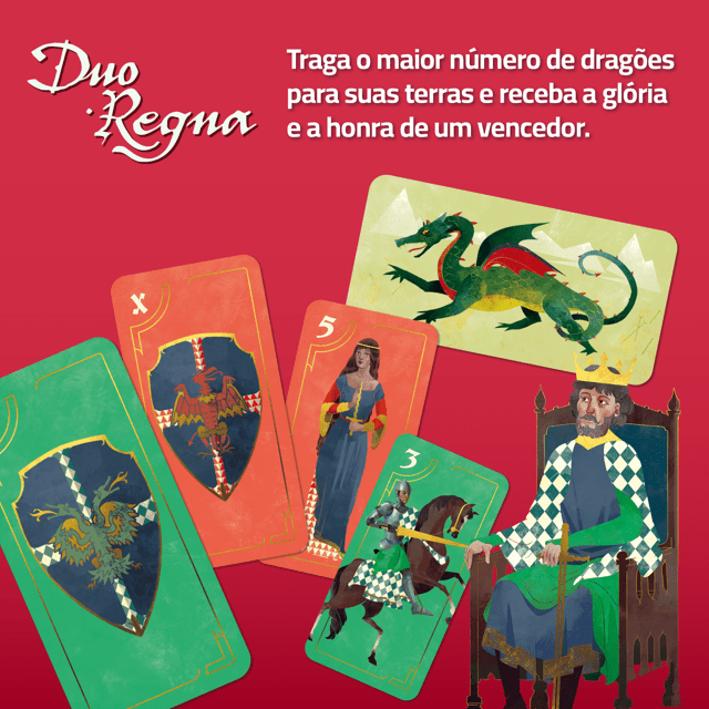 Duo Regna + Carta Promocional Dragão de 3 Cabeças Grátis! - PaperGames -  Jogos de Mesa Modernos - #umjogoemcadamesa