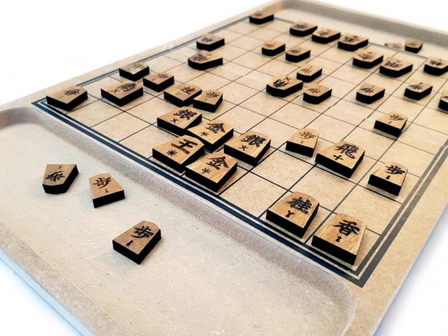 Importação de montanha amarela Shogi Jogo de xadrez japonês 