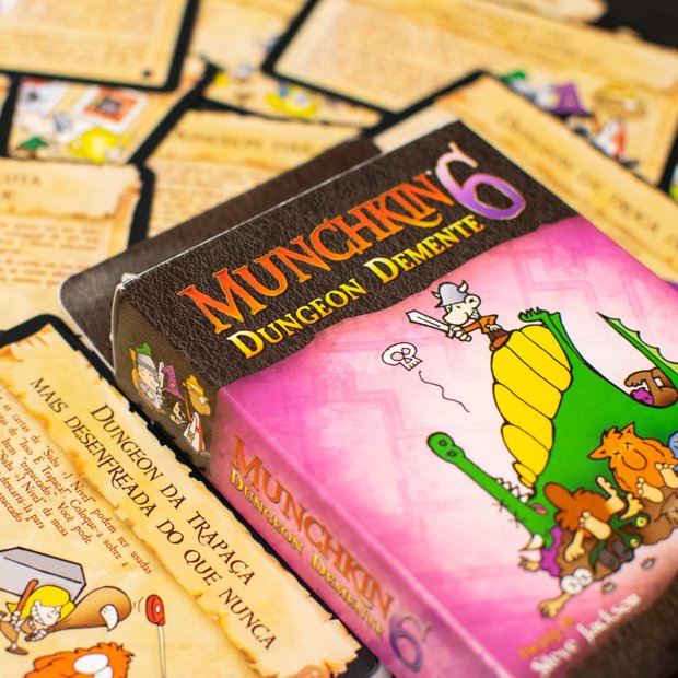 Munchkin 6 - Dungeon Demente- Expansão Jogo de Cartas Galápagos