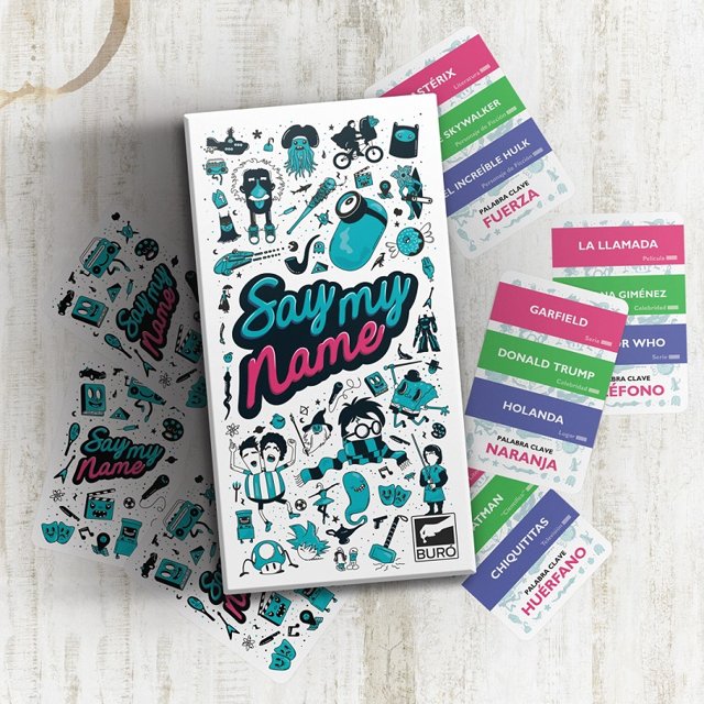 Say My Name jogo de cartas super divertido Buró | Elfos & Cia