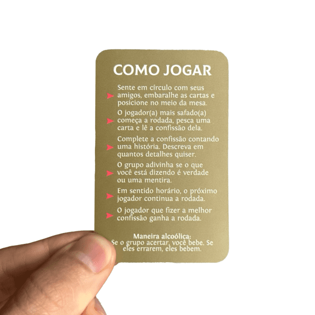 Eu Nunca Malvadão Jogo de Cartas EXT Games