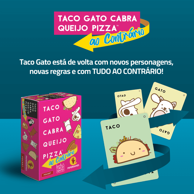 Jogo Taco Gato Cabra Queijo Pizza Card Game Papergames - Jogos