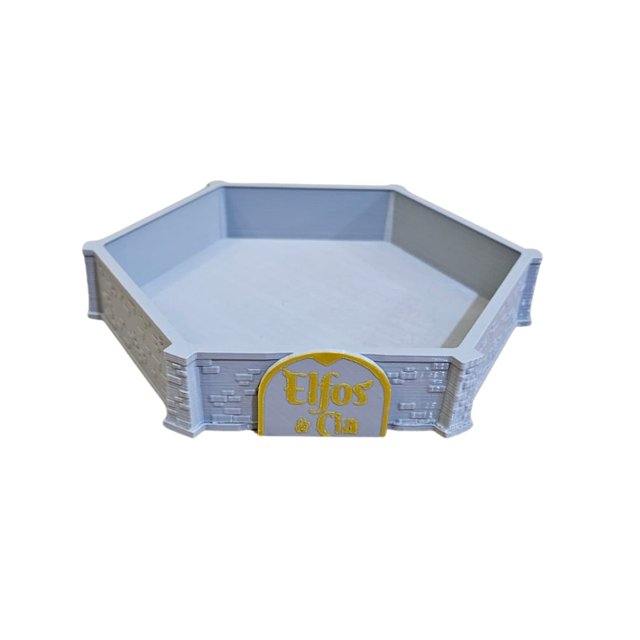 Bandeja de Dados Média Elfos & Cia - Impressão 3D NerdForge | Elfos & Cia
