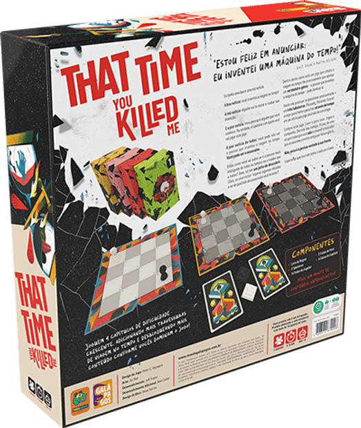 That Time You Killed Me Jogo de Tabuleiro Galapagos TYK001