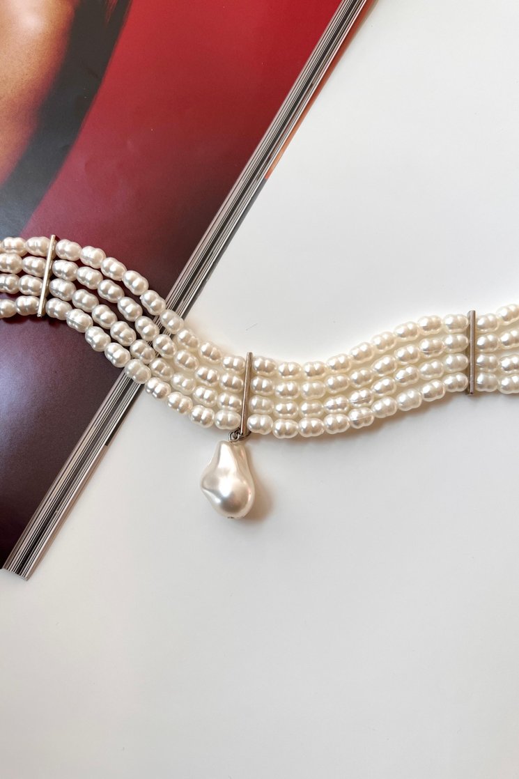 Choker Maxi Pérola | Z Ateliê