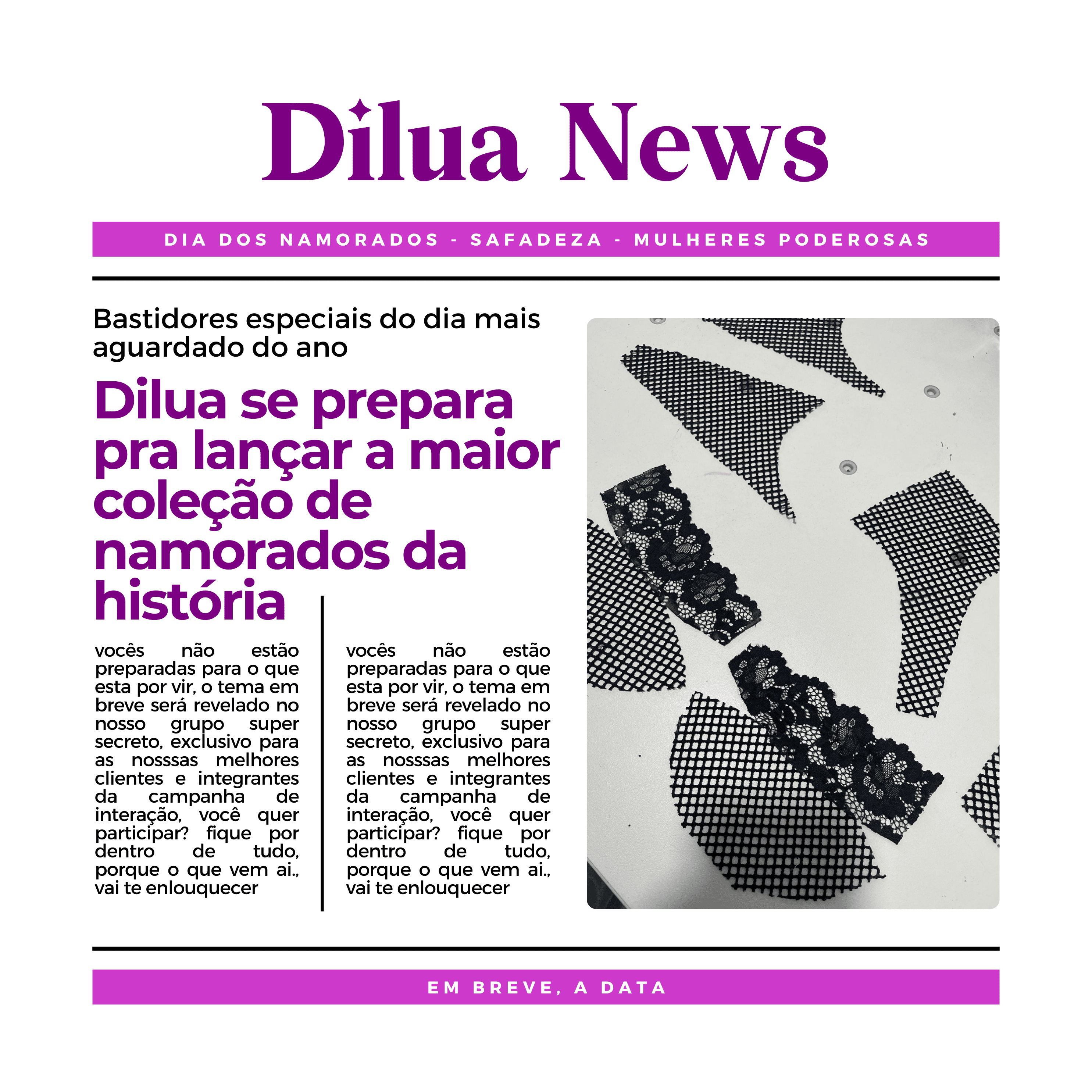 News - namorados | Dilua Lingerie