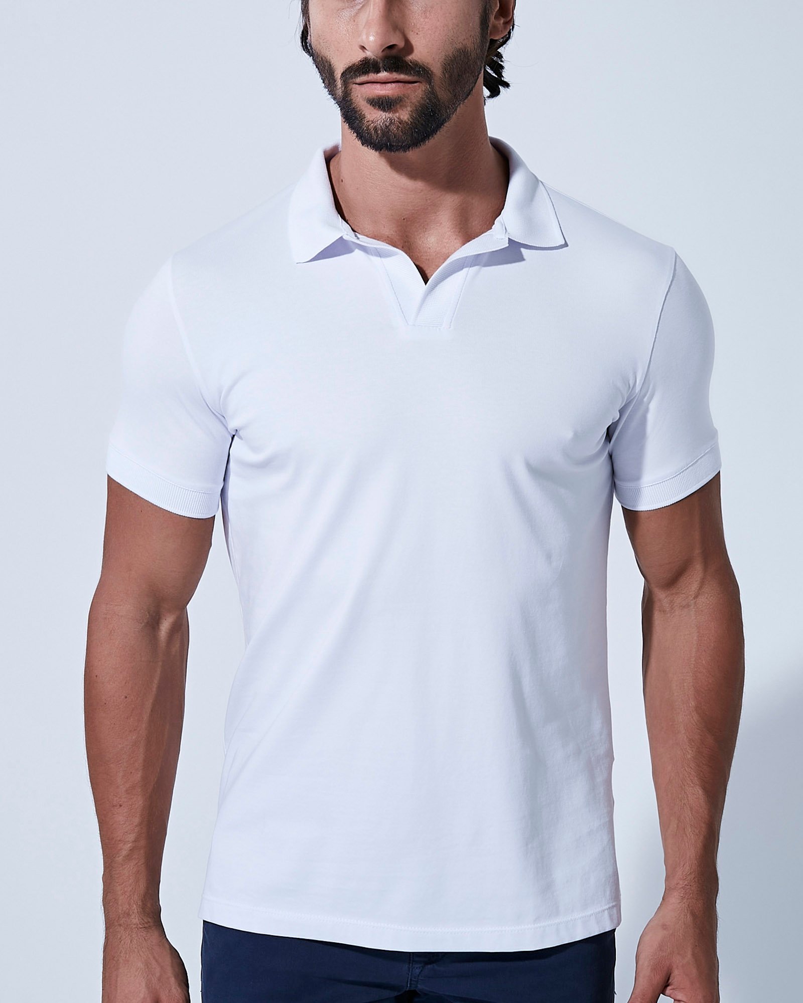 POLO MASCULINA TAYLOR BRANCA | R.Mendes