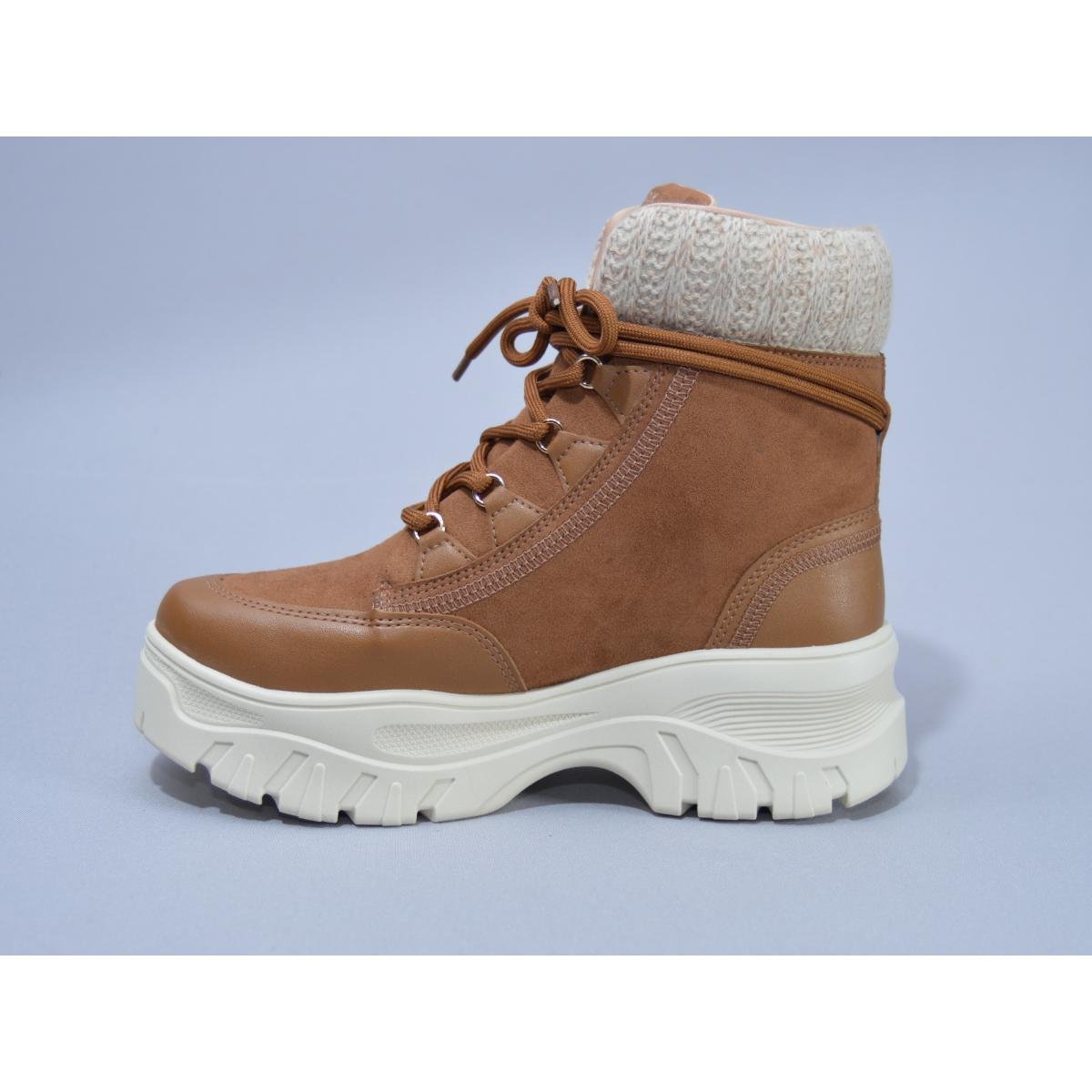 COTURNO RAMARIM 2186132 NAPA VEST PLUS COTTON CAMURÇA OFF WHIT | Loja Stilo  Shop