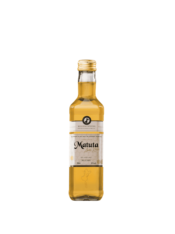 Cachaça Com Limão E Mel Bebida Mista Matuta Mel e Limão 300 ml | Eu Amo Cachaça