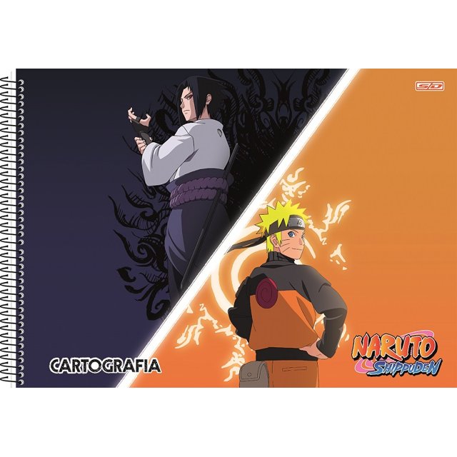 Caderno de Desenho Naruto 60F - São Domingos