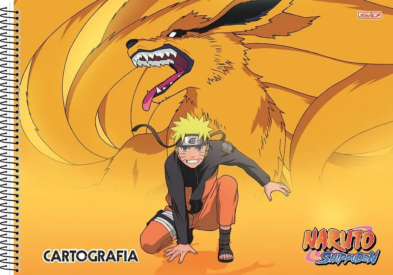 Caderno de Desenho Naruto 60F - São Domingos