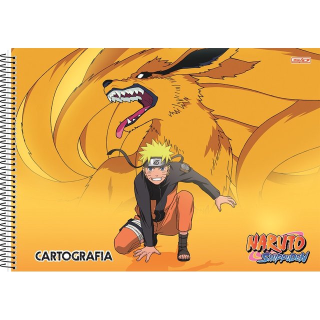 Caderno de Desenho Naruto 60F - São Domingos