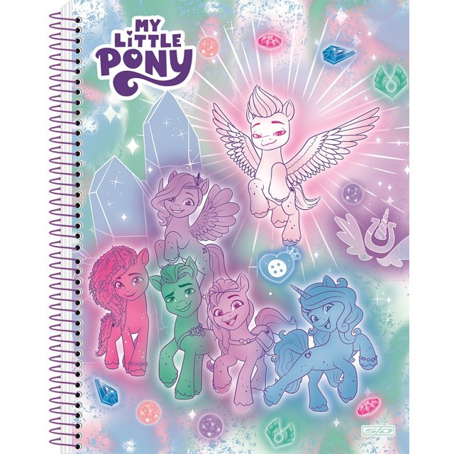 Caderno desenho 60fls my little pony - São Domingos - Caderno de Desenho -  Magazine Luiza