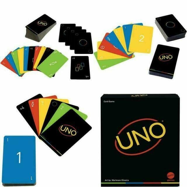 Uno Minimalista, Jogo de Tabuleiro Mattel Usado 54459728