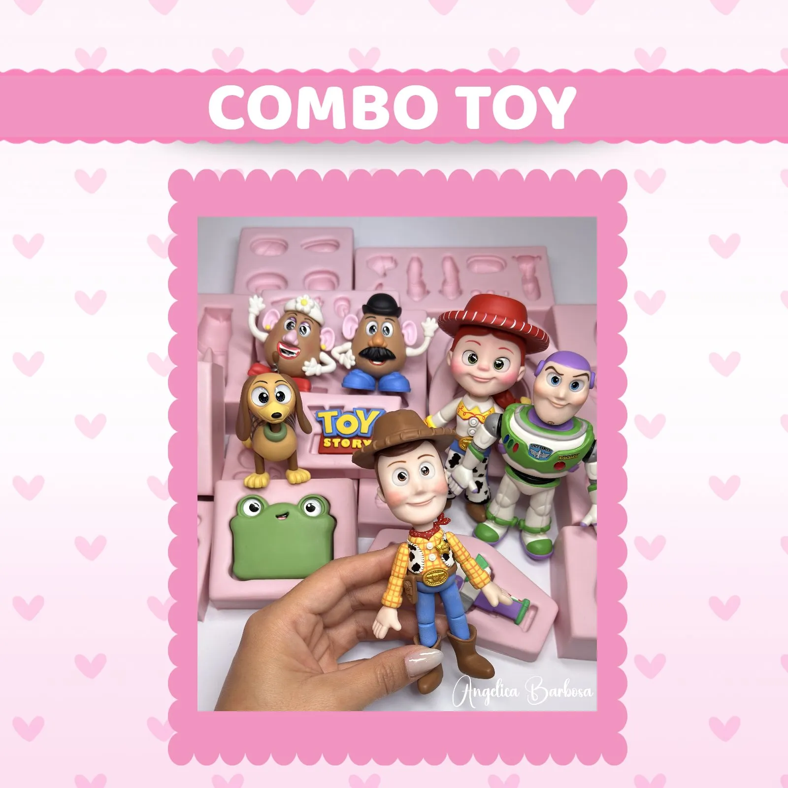 COMBO TOY | Moldes de Silicone Angélica Barbosa