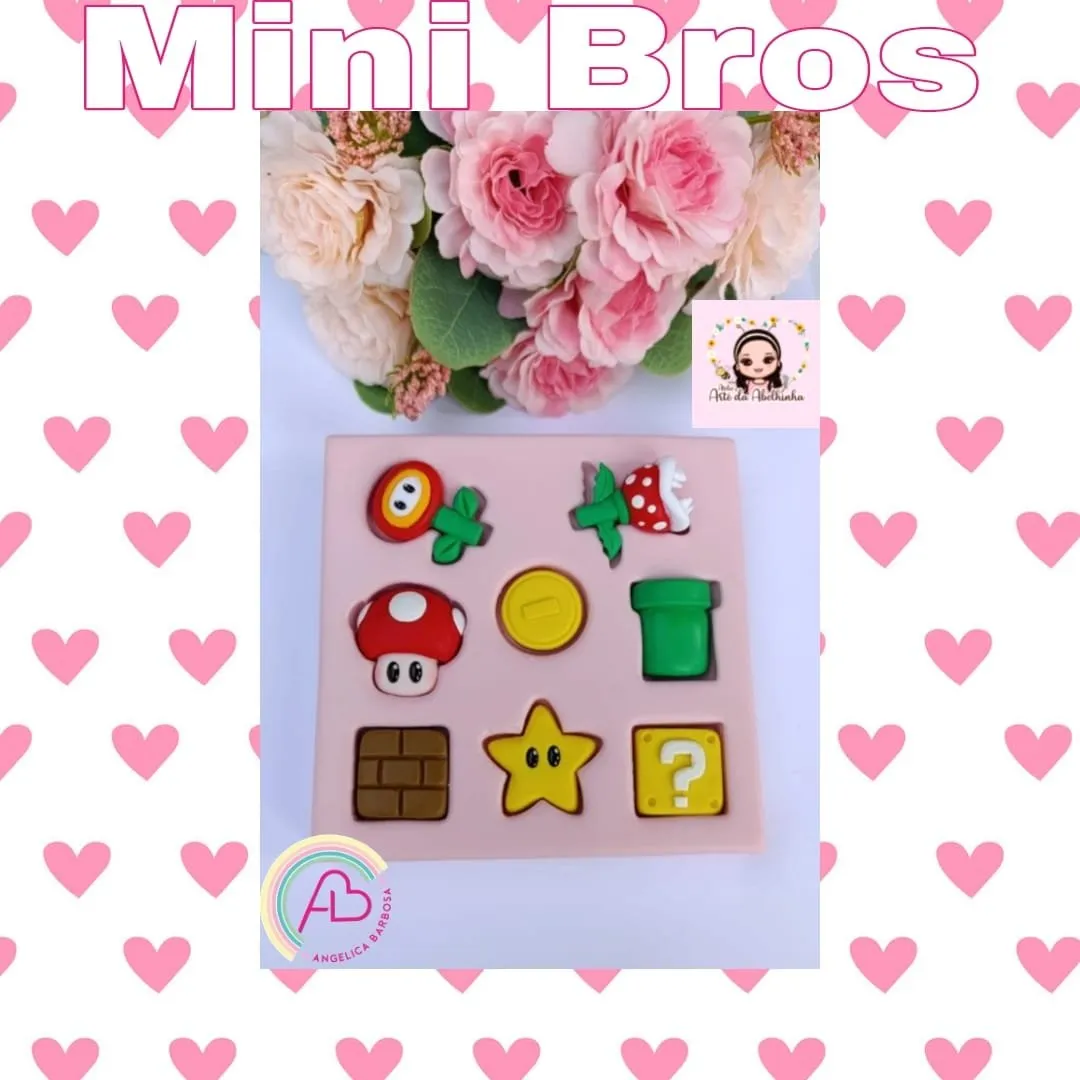 Mini Bro MINI BROS | Moldes de Silicone Angélica Barbosa