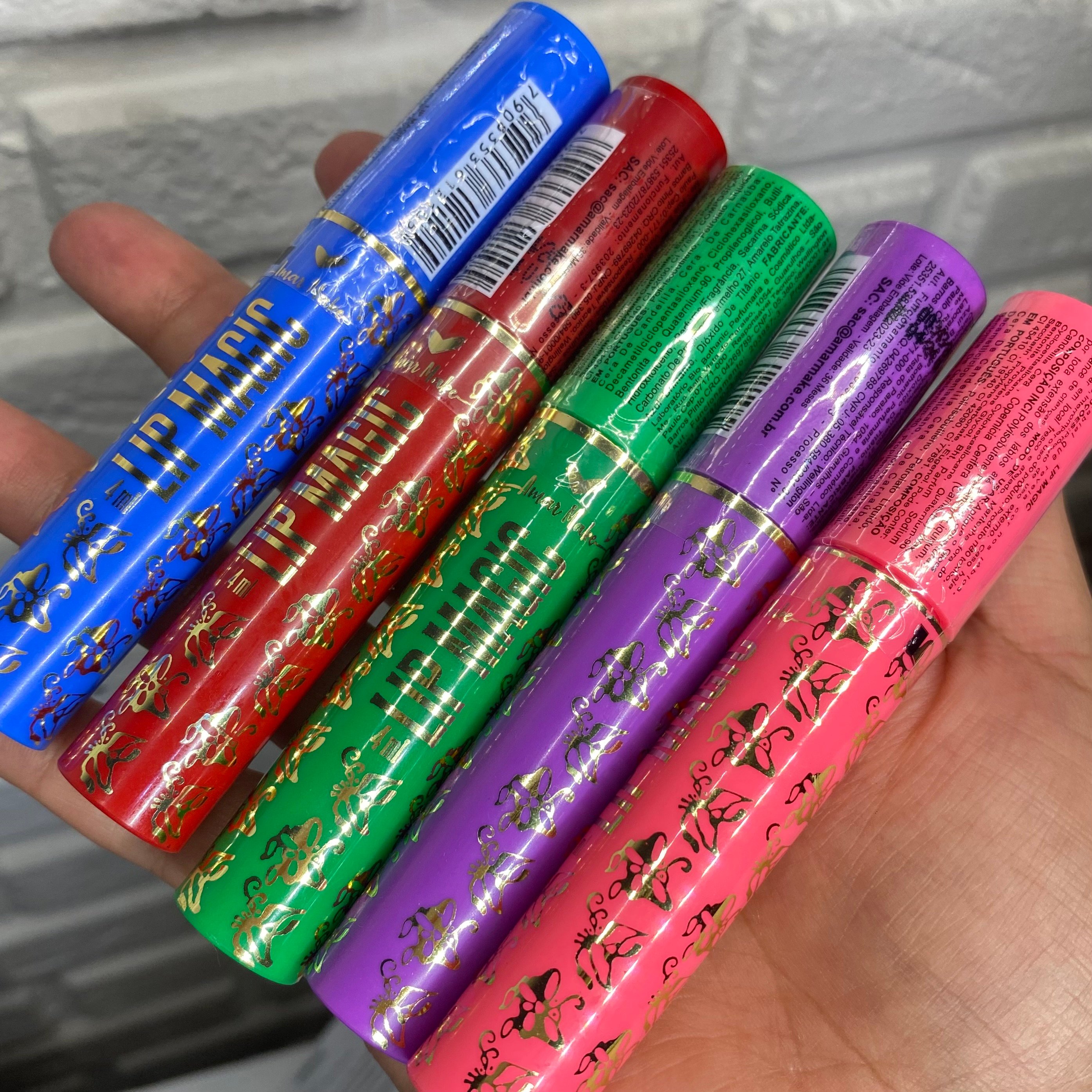 Lip Magic da Vovó 24 Horas Liquido Que Muda De Cor Nos Lábios | Vilela ...