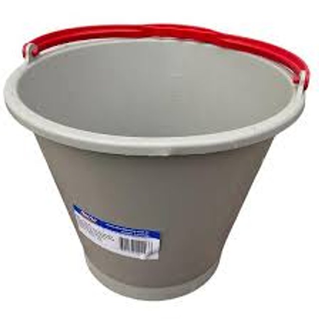 BALDE MULTIUSO 10LTS CINZA PVC ROMA | FERRAGENS FLORENZA LTDA